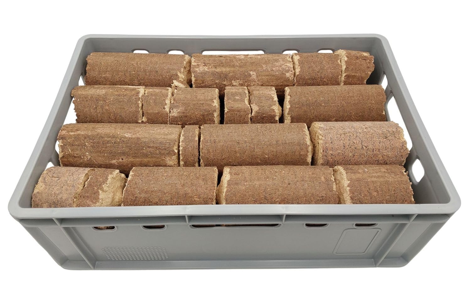 BURI Pollmeier Beech Wood Briquettes Break + E2 Meat Box 30 kg Wood Briquettes Firewood
