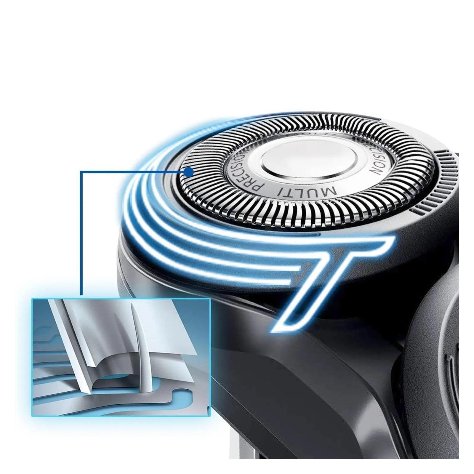 Générique Tête rasoir 3pcs, compatible avec Philips, HQ3 HQ56 HQ55