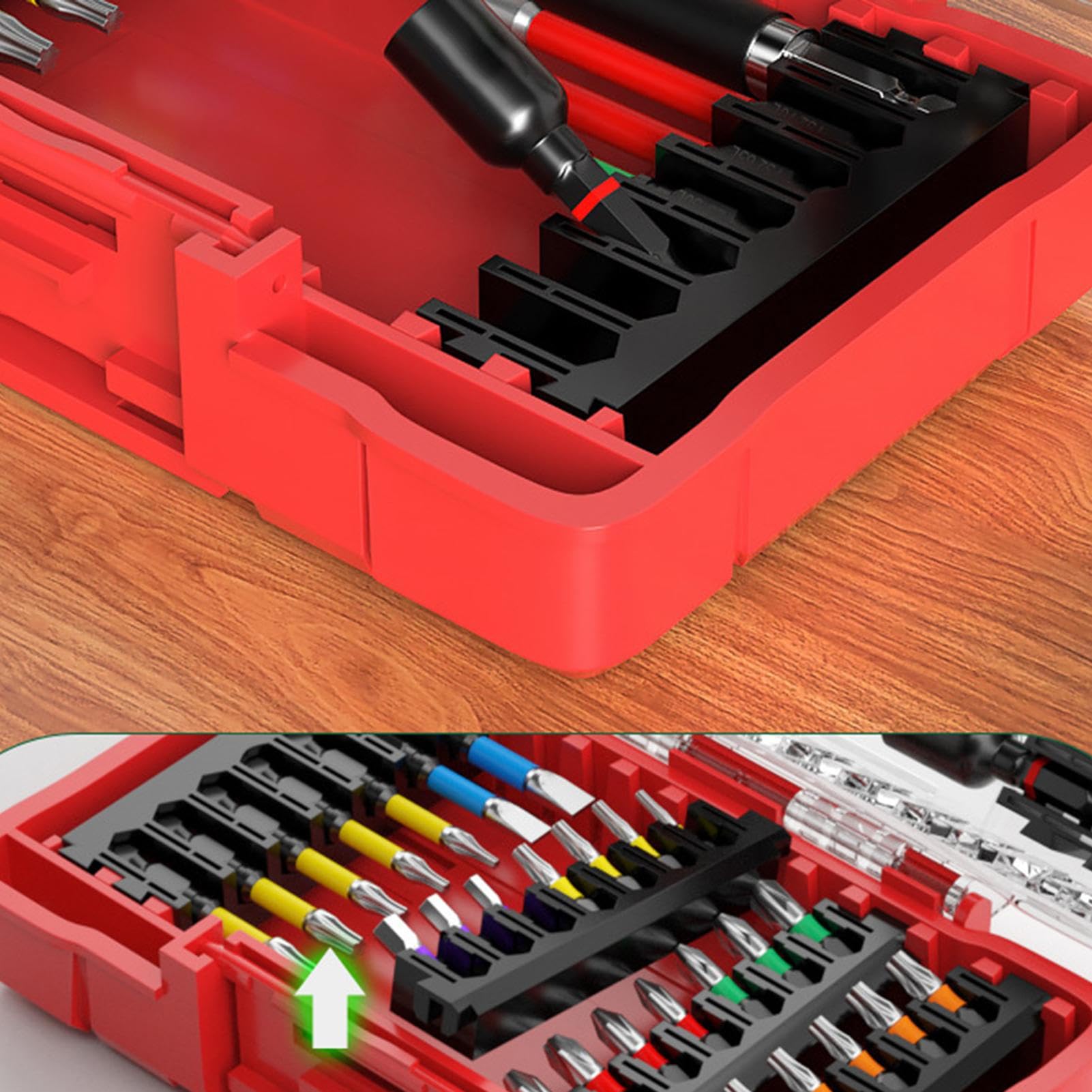 Set Punte Avvitatore Bussole Magnetiche Precisione con Guaine | Inserti per Avvitatore per Progetti Falegnameria, Lavorazioni Metallo, Riparazioni Elettroniche, Edilizia, Riparazioni