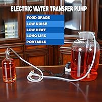 Vista 2 de Food Grade Small Electric Water Transfer Pump 100-240V for Ice Maker,Coffee Machine and Water Dispenser,Auto Siphon Mini Self Priming Pumps for