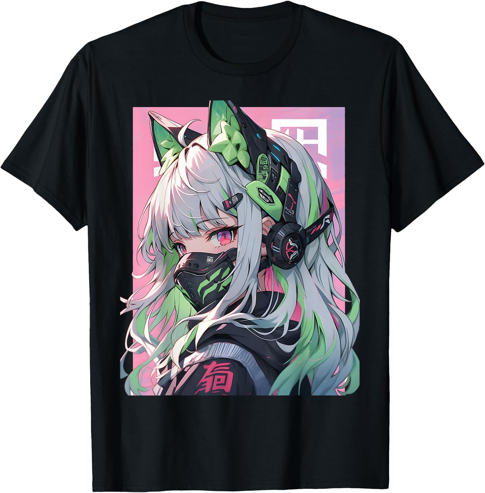 Manga Anime Aesthetic Cyberpunk Techwear Harajuku T-Shirt