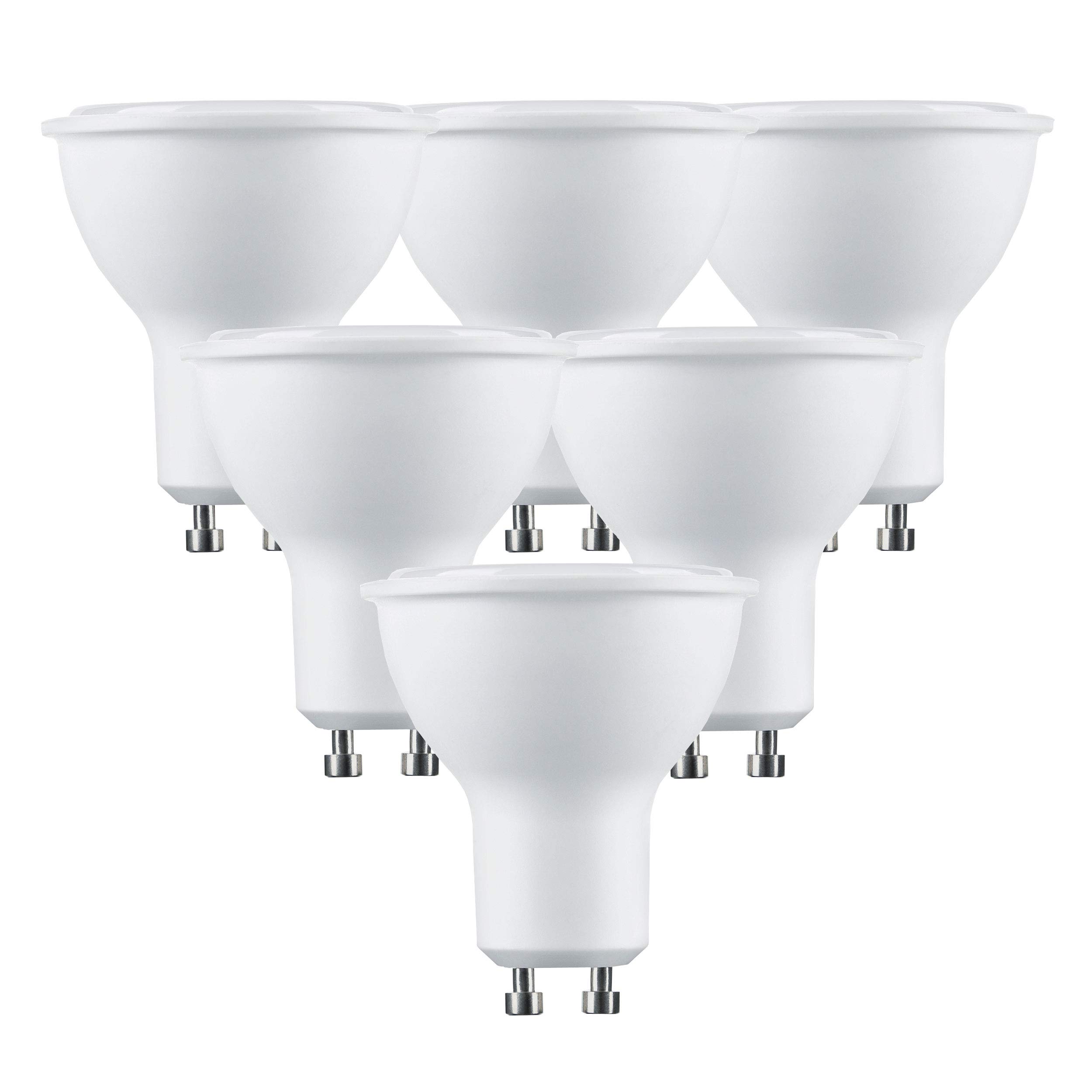 LumCa GU10 LED Spots 4er Pack - 5W Tageslicht 6000K 460 Lumen Nicht Dimmbar