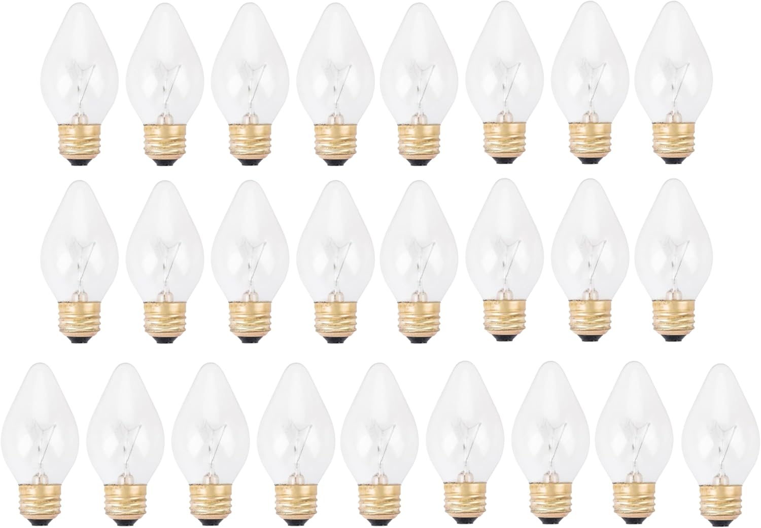 OCS Parts Hatco 02.30.043.00 Specialty Light Bulbs for Commercial Heat Warmers | 10-Pack | 60W E25 Torpedo Shape PFTE Coated High Temp Shatter Resistant Specialty Consumer Lamps