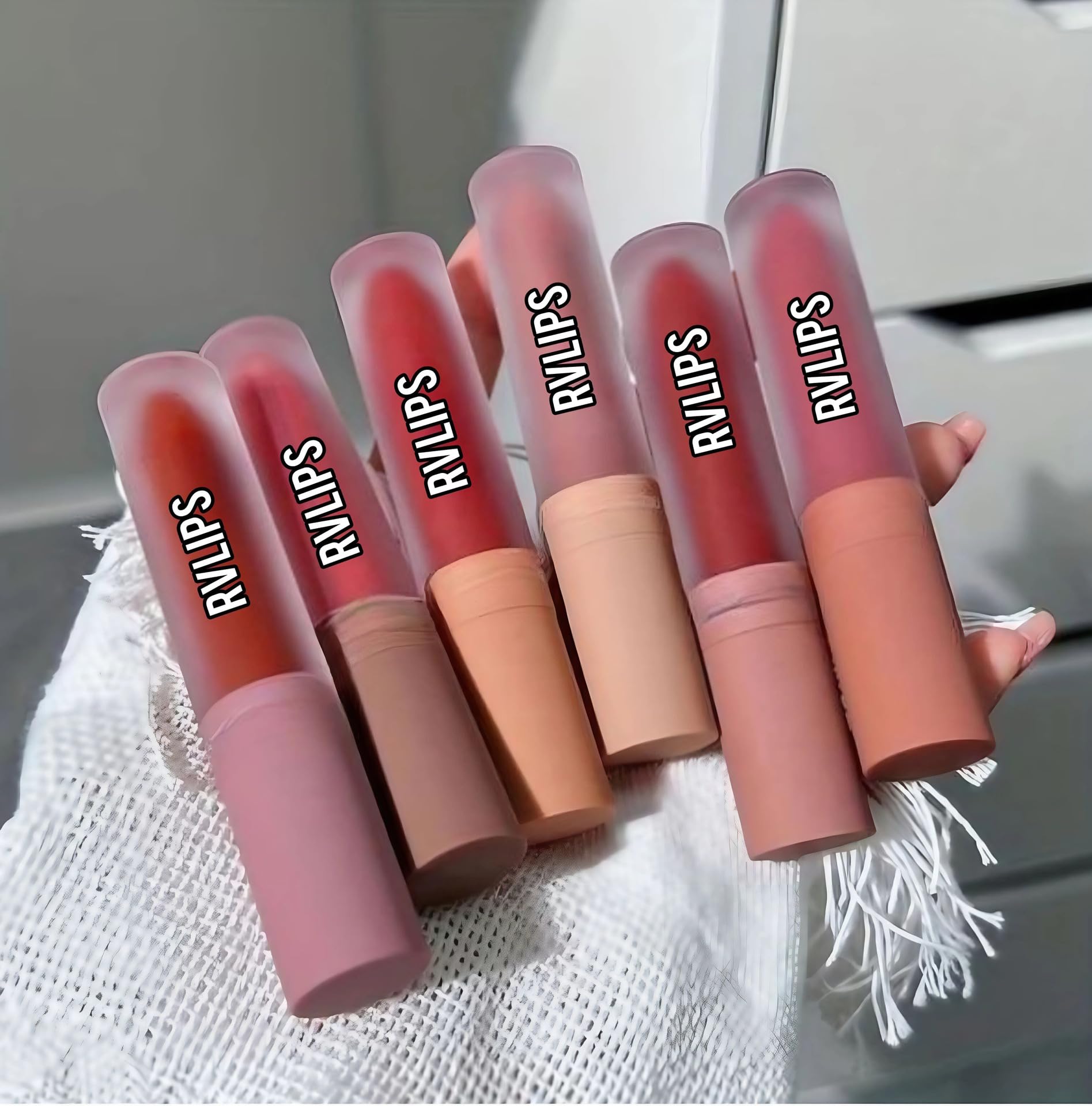 Long Stay Matte Lipstick Combo Set for Women | Liquid Matte Lip Colour | Red, Cherry, Red Serenade, Blush Nude, Plum, Tender Kiss, Beyond Pink | Smooth Matte Finish Lipstick Set | 22 ml-image-26