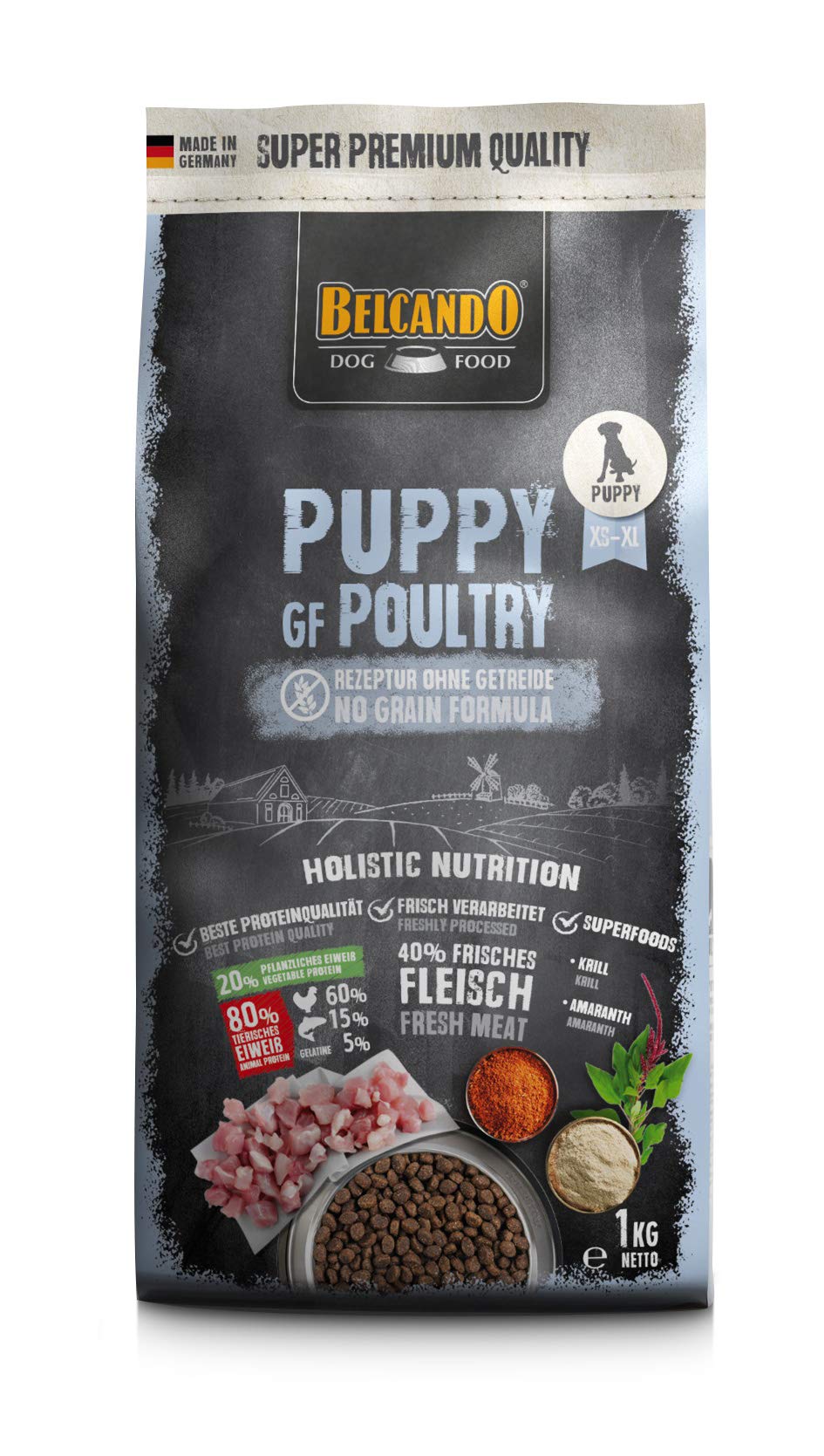Belcando Puppy GF Poultry [1kg] Grain Free Puppy Food | Complete
