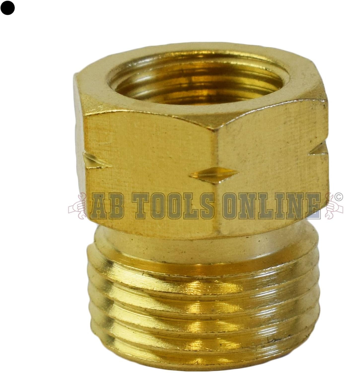Gas Hose Adapter 21.8-14 To G 3/8-19 Regulator Bottle Pipe Burners Brass Thread