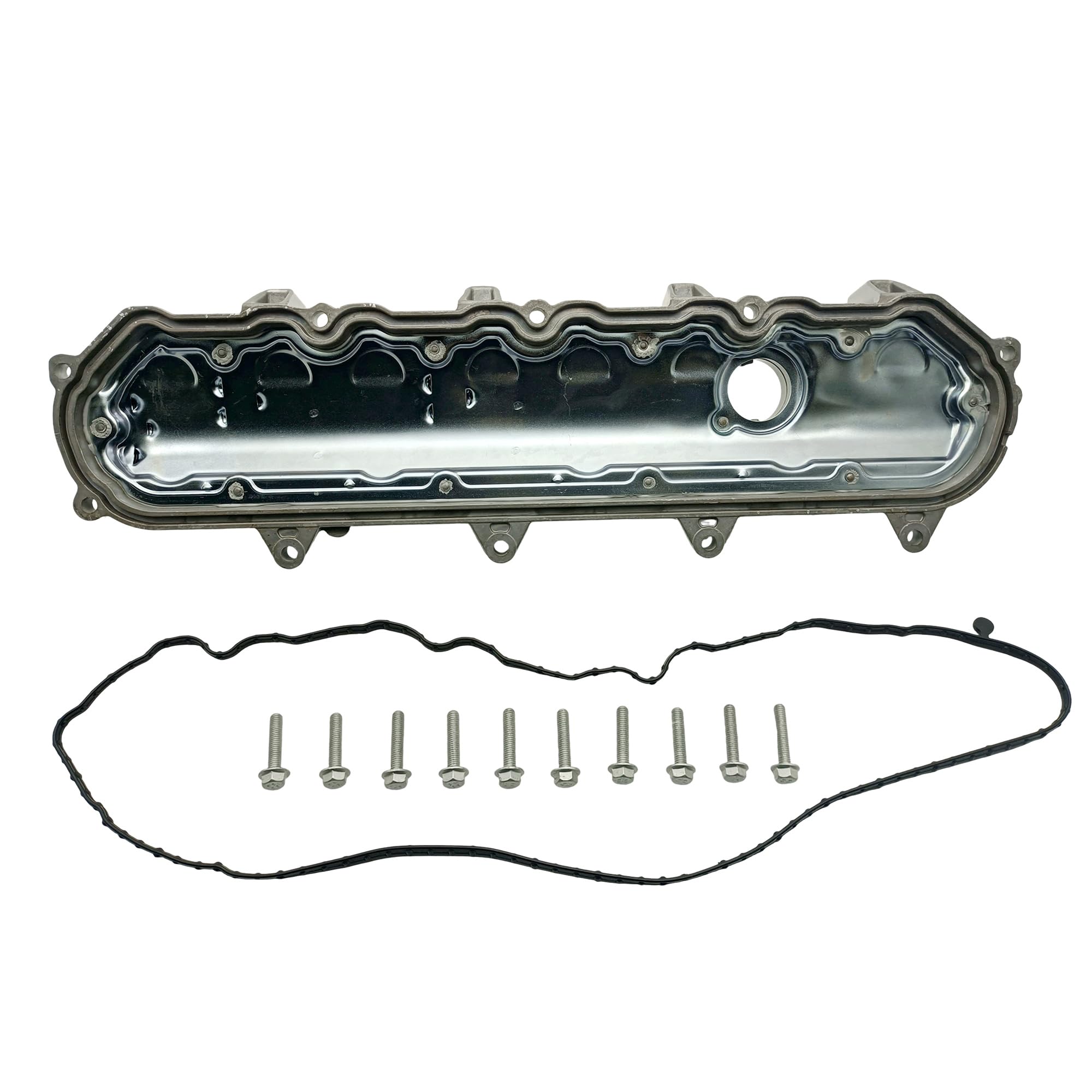 Aluminum Engine Valve Cover Left Driver Side For Cadillac Chevrolet GMC image 2