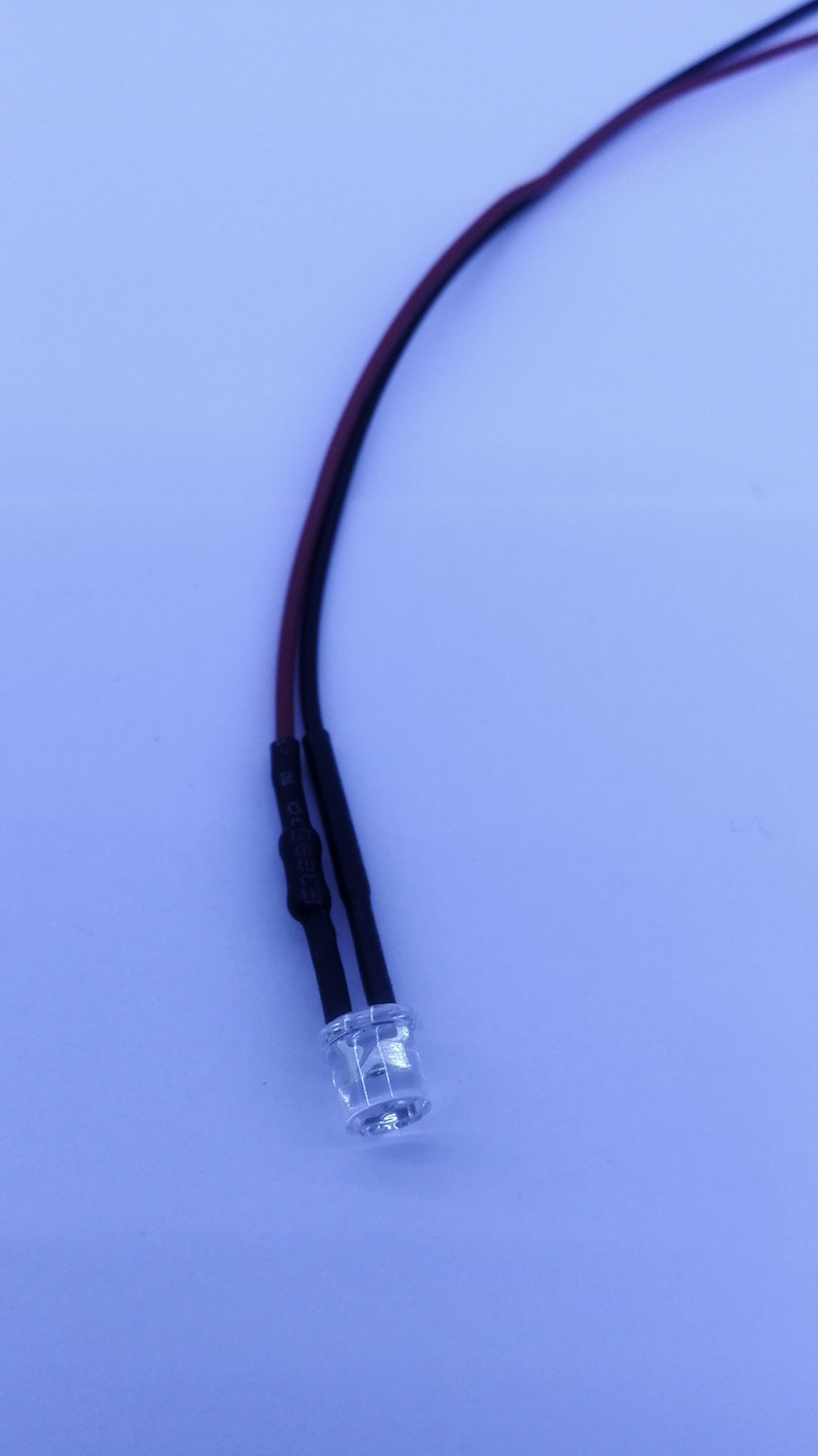 UL-Kabel] Chanzon 20 Stück vorverdrahtete 3mm blaue LED-Diodenlichter