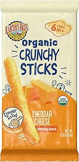 Earth's Best Crunchy Sticks, Cheese, .56 Oz (Pack of 5)