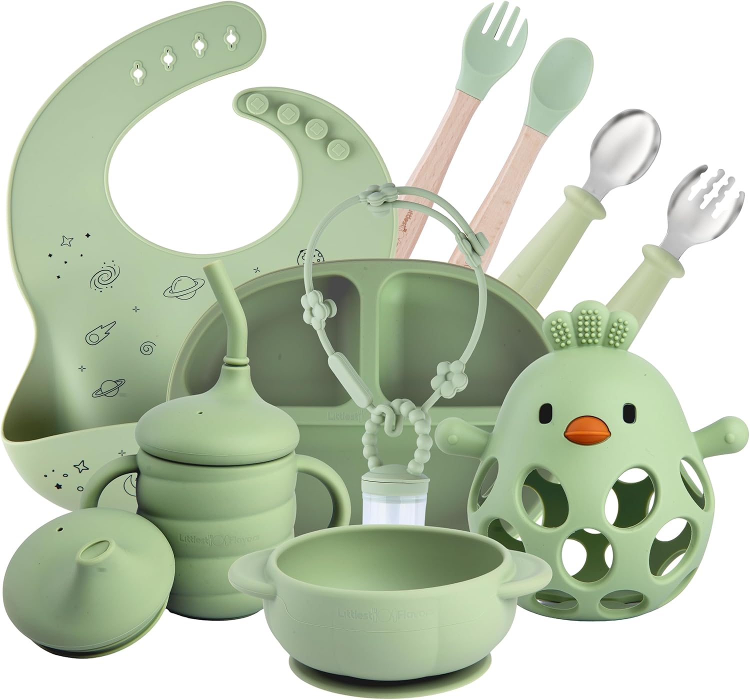 Silicone Baby Feeding Set, Baby Feeding Set for Joyful Infant Meals