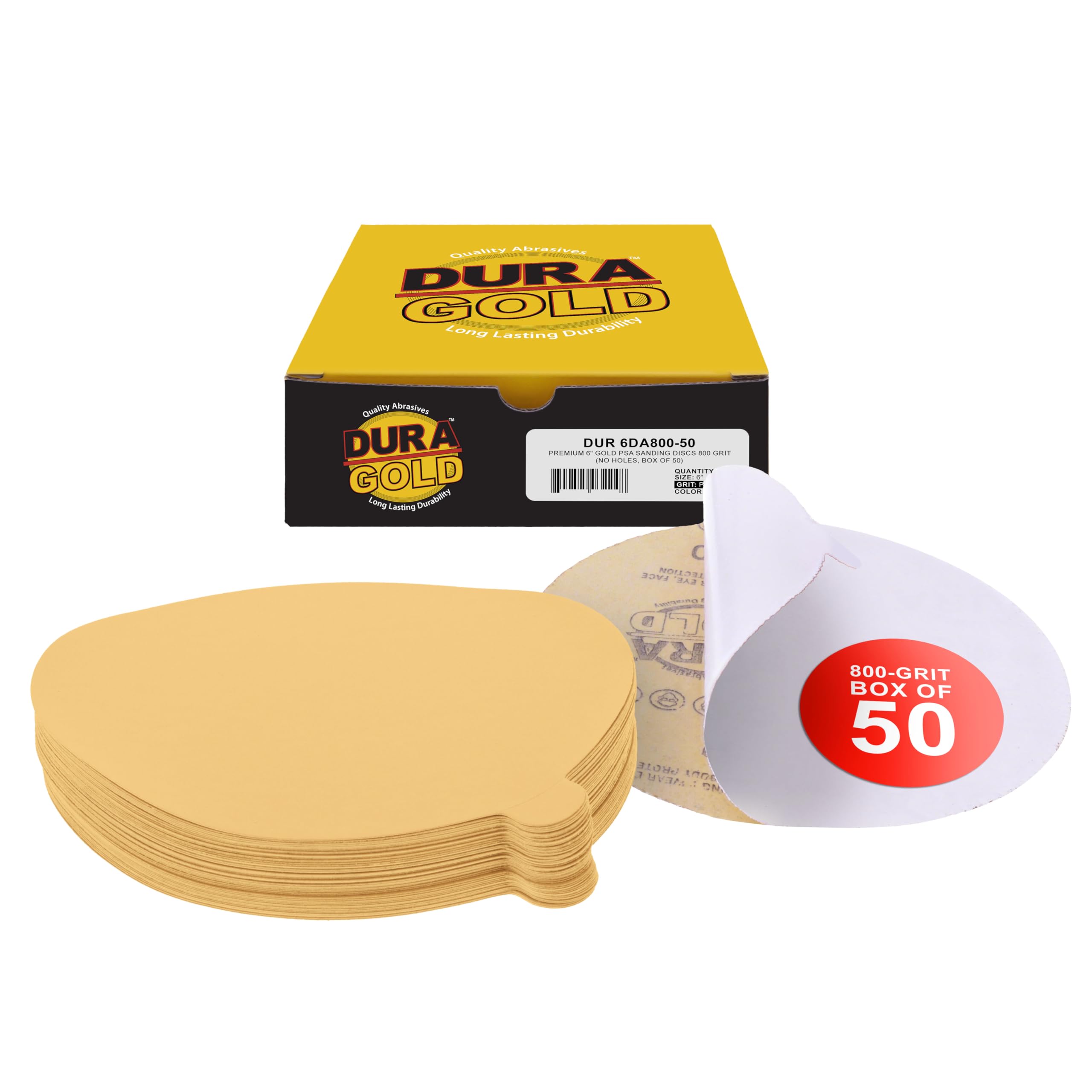 Dura-Gold 6 inch PSA Sanding Discs