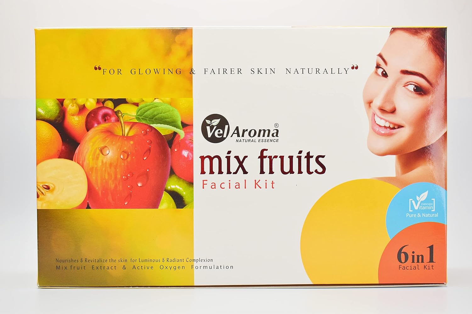 Vel Aroma Mix Fruit Facial kit Facial Kit With Facial Serum Miix