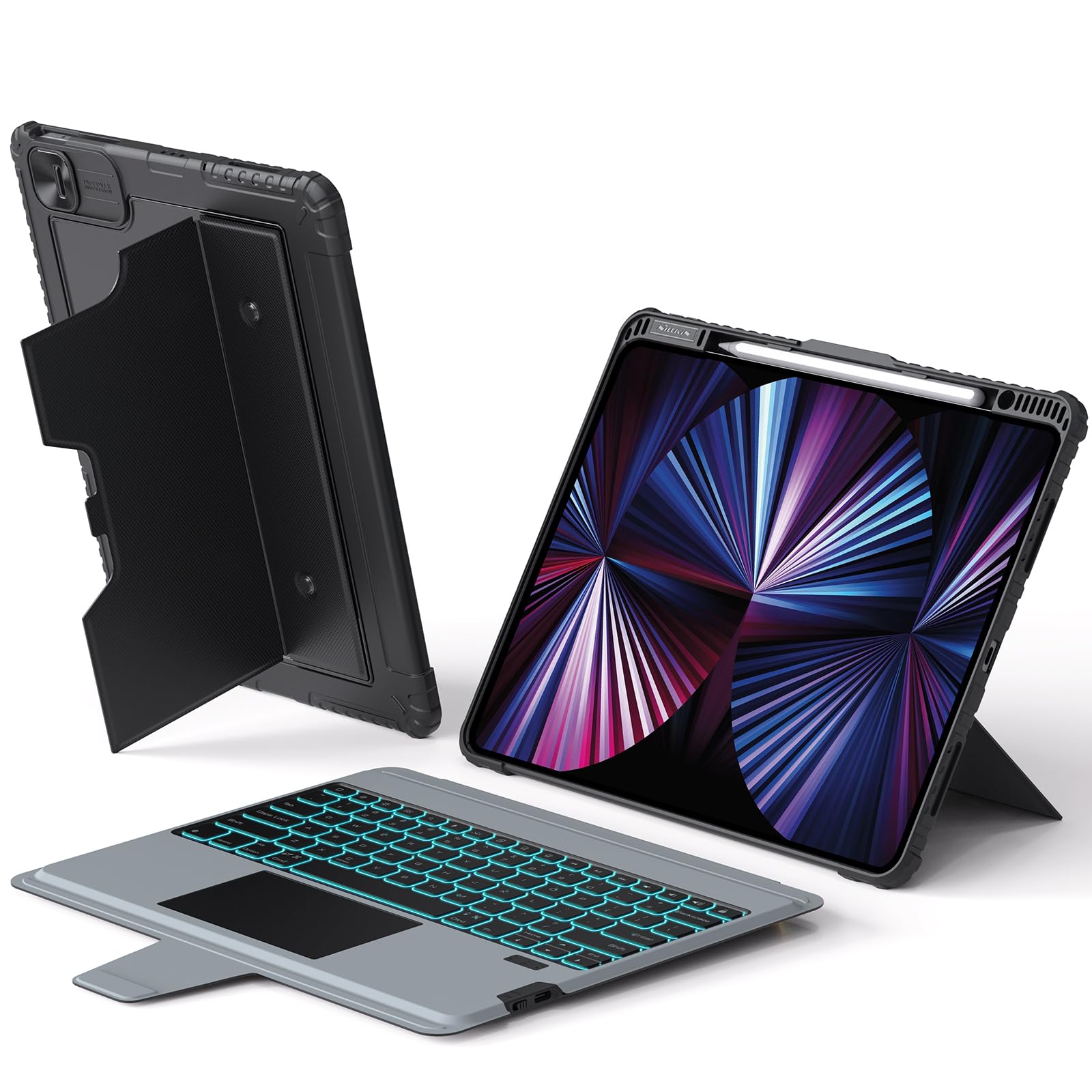 Amazon.com: Nillkin iPad Air 13 inch Case Keyboard (M3 2025/M2