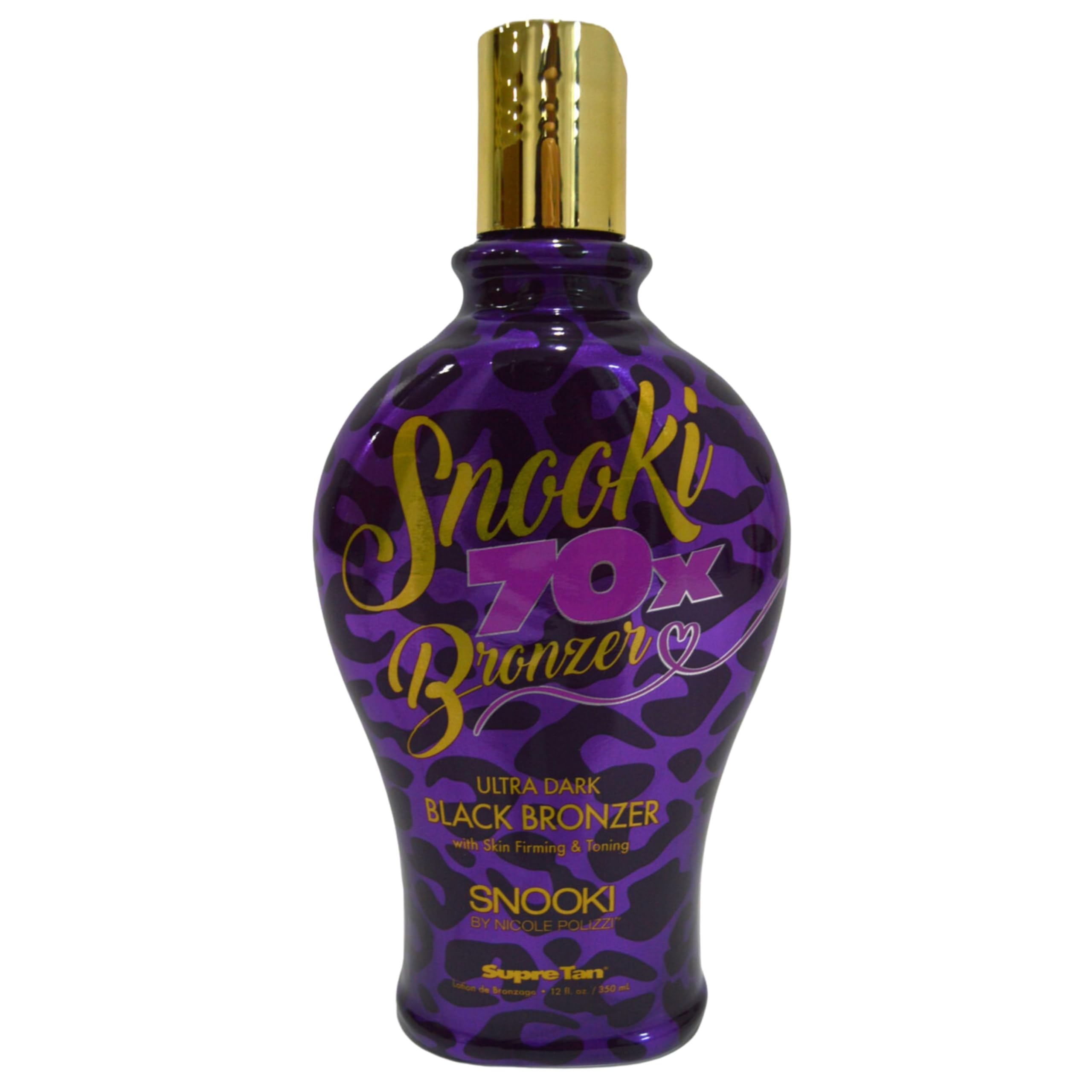 Supre Snooki Ultra Dark 70X Black Bronzer Tanning Lotion