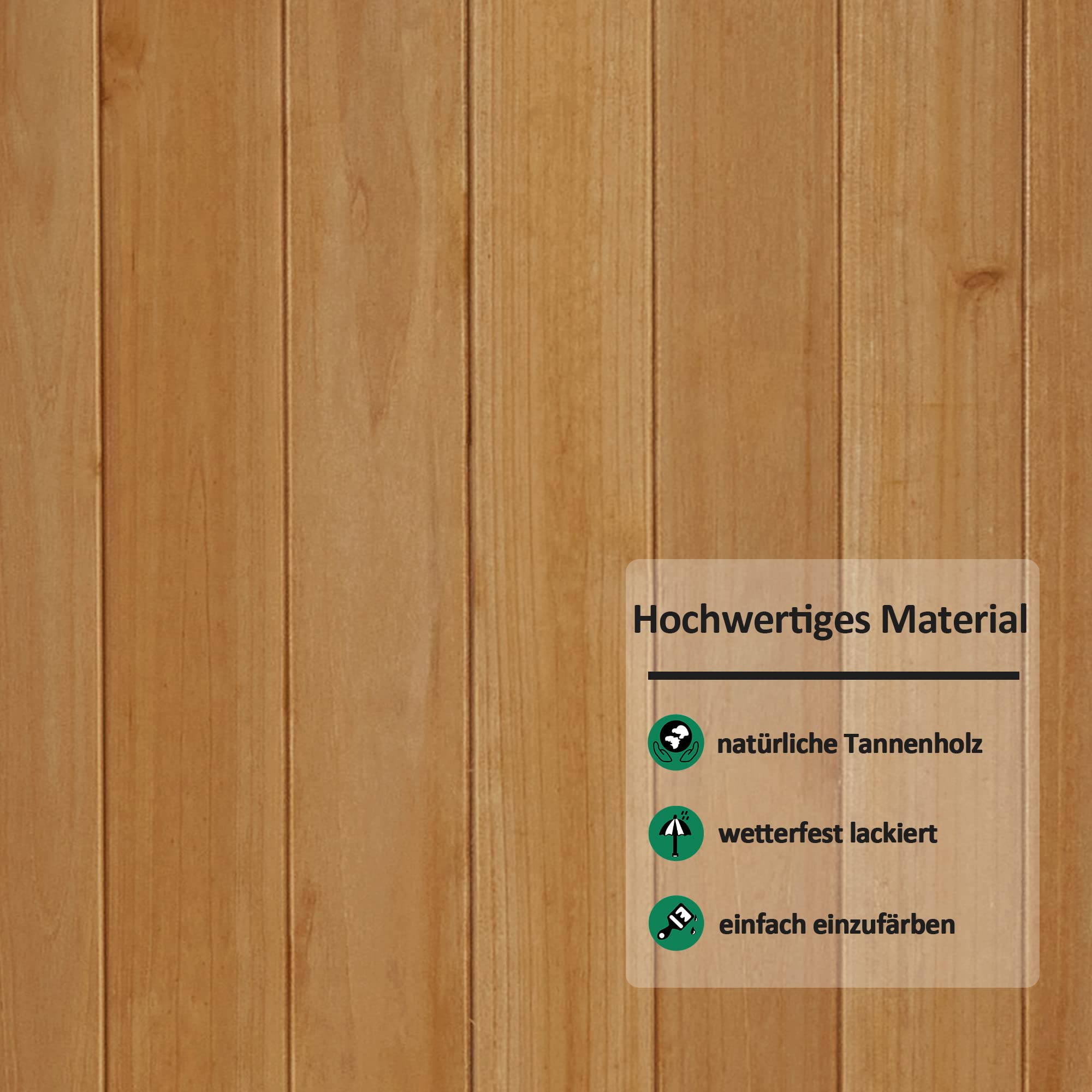 M MCombo Table de Jardinage en Bois résistante aux intempéries avec Plan de Travail Naturel