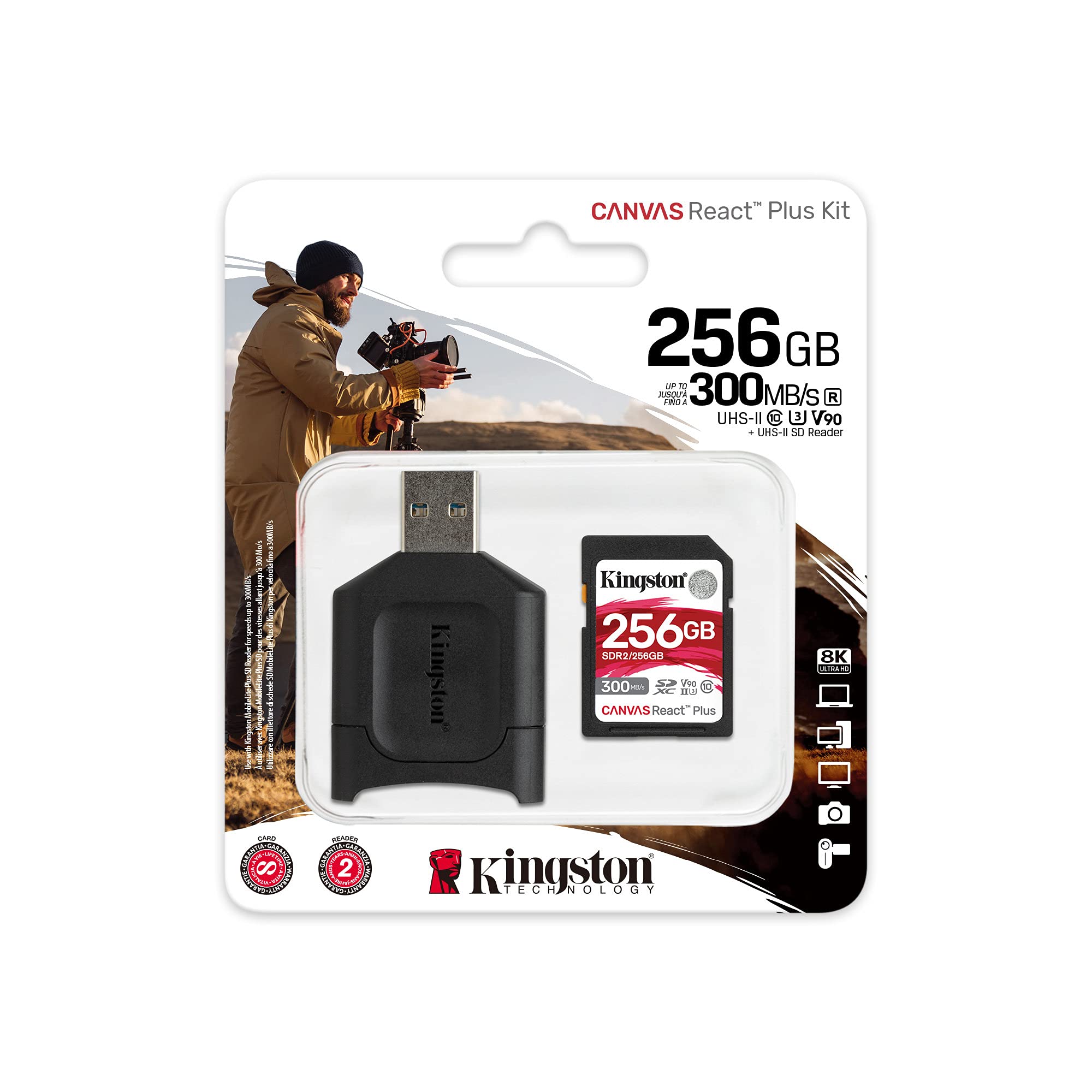 Kingston SDXCカード 256GB V90 キングストン UHS-Ⅱ Amazon | キングストン SDXCカード 256GB 最大300MB/s UHS-II