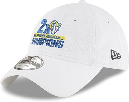 New Era Men's White Los Angeles Rams 