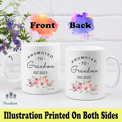Miniatura 3 de Taza promocionada a la abuela 2023, taza de promoción a la abuela, regalos para la abuela para ser, regalos para la nueva abuela, tazas de café para