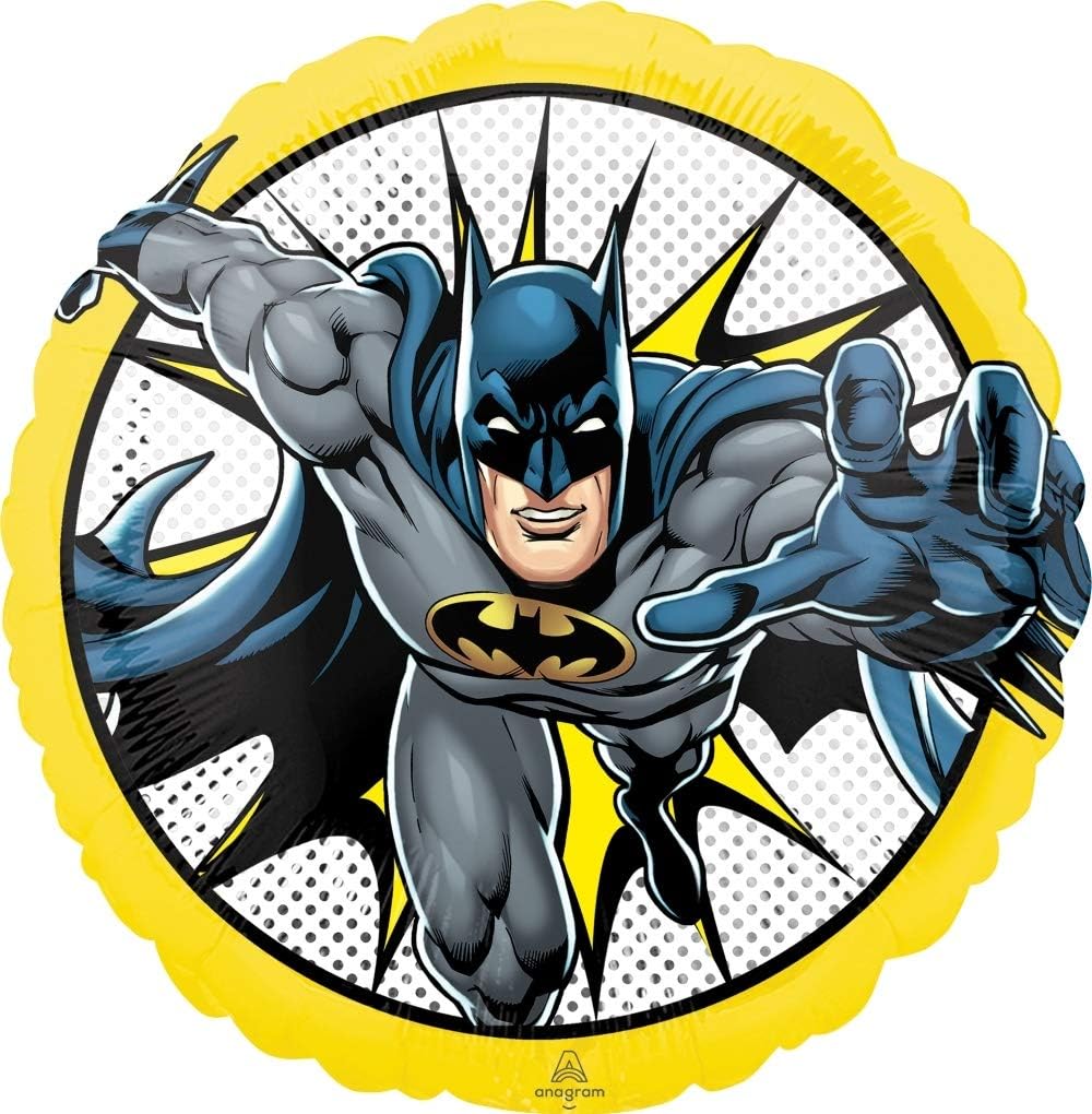Anagram Classic Batman Cubez Birthday Party Supplies 7pc Balloon Bouquet Decorations