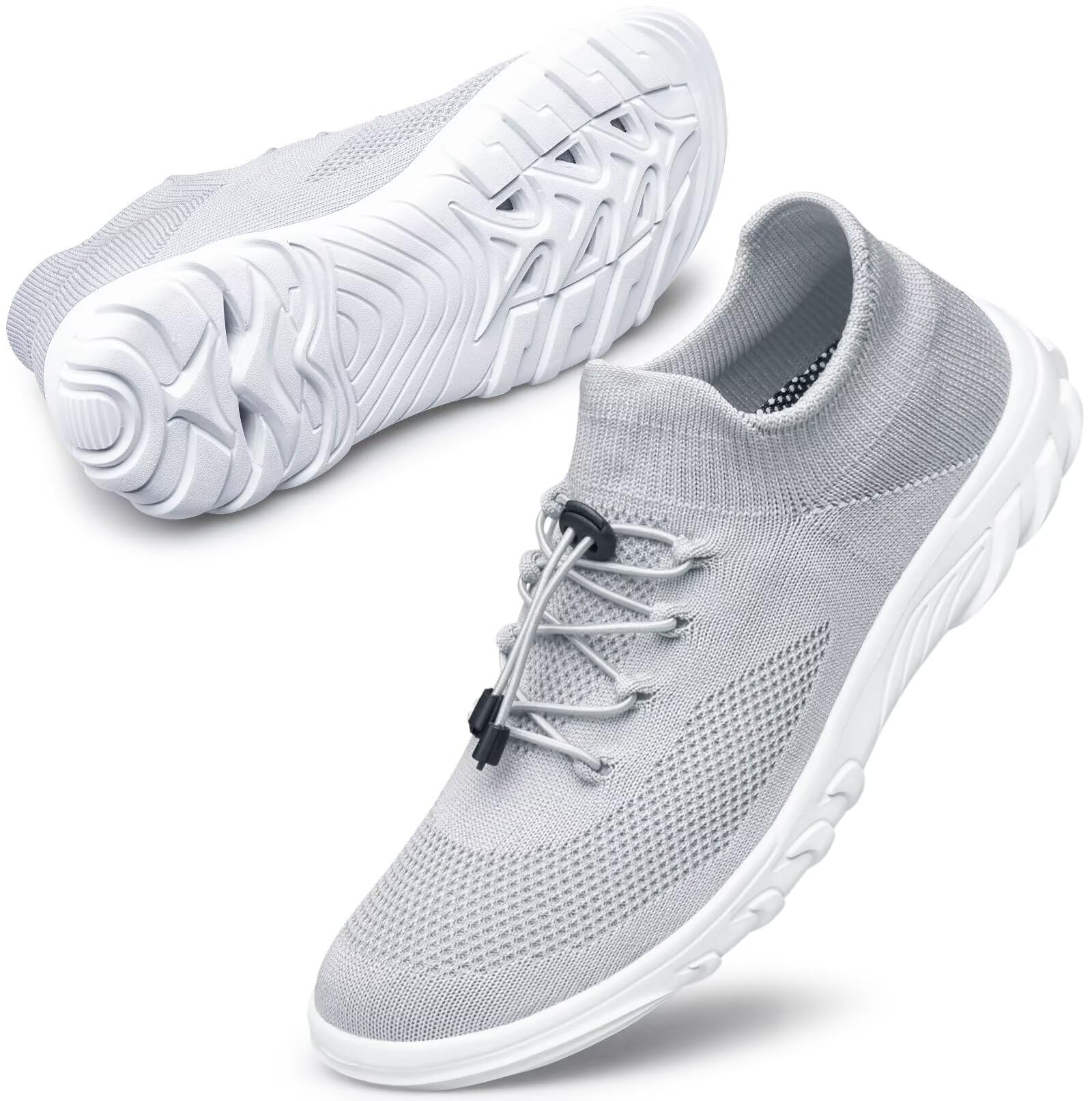 UUYOUNI Unisex Wasserschuhe Damen Herren Barfußschuhe Aquaschuhe Strandschuhe Schwimmschuhe Surfschuhe Schnelltrocknende Leicht Bequem Outdoor Atmungsaktiv