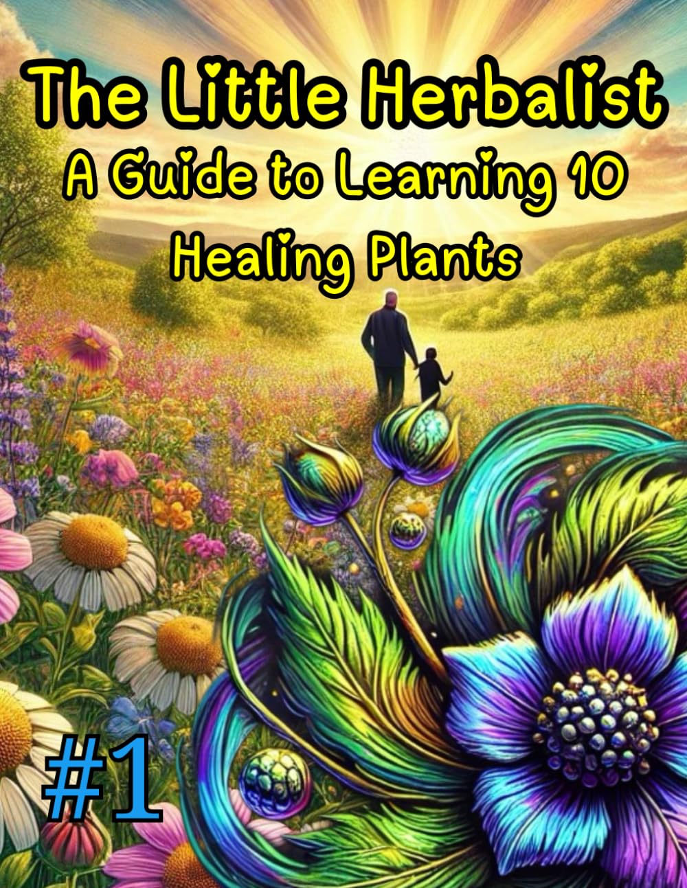The Little Herbalist: A Guide to Learning 10 Healing Plants: A Fun and Educational Coloring Book on Medicinal Plants for Kids and Adults