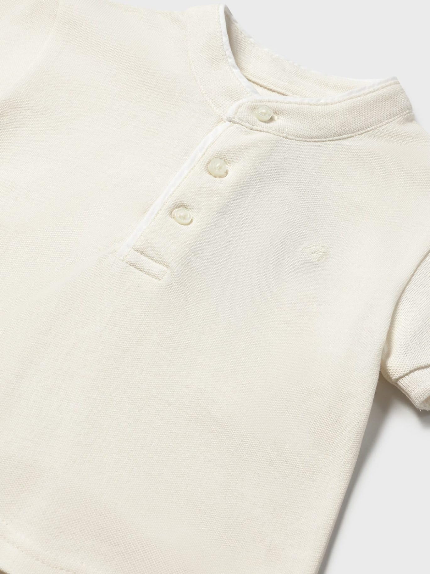 Mayoral Polo m/c Cuello Mao para bebé niño Yogur