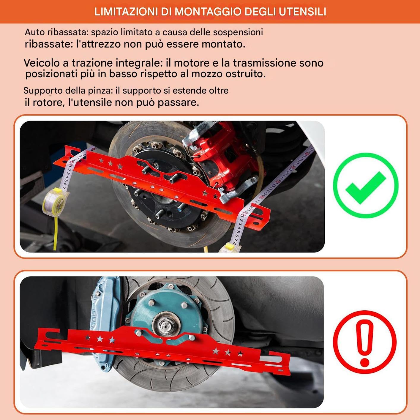 Generico Kit per Allineamento Ruote Auto | Placche Regolazione Convergenza,Piastre Rinforzate Ad Alta Resistenza per Auto E Veicoli Commerciali