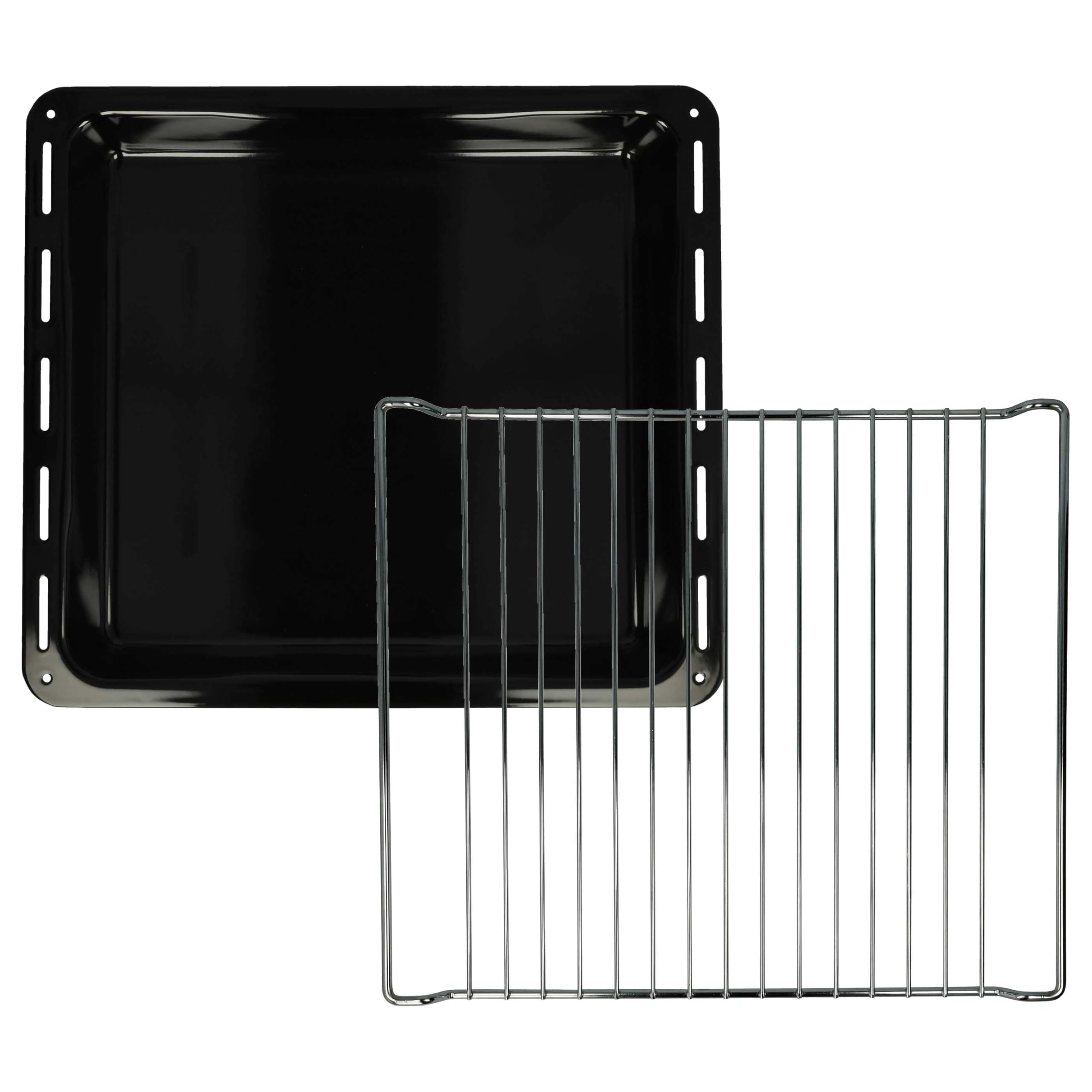 vhbw Set de 2 uds. (bandeja de horno, rejilla) compatible con Zanussi ZOU360