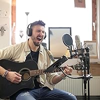 Vista 7 de para soporte de micrófono Magsafe con soporte para teléfono, soporte flexible para teléfono con imanes súper para soportes de micrófono, soporte