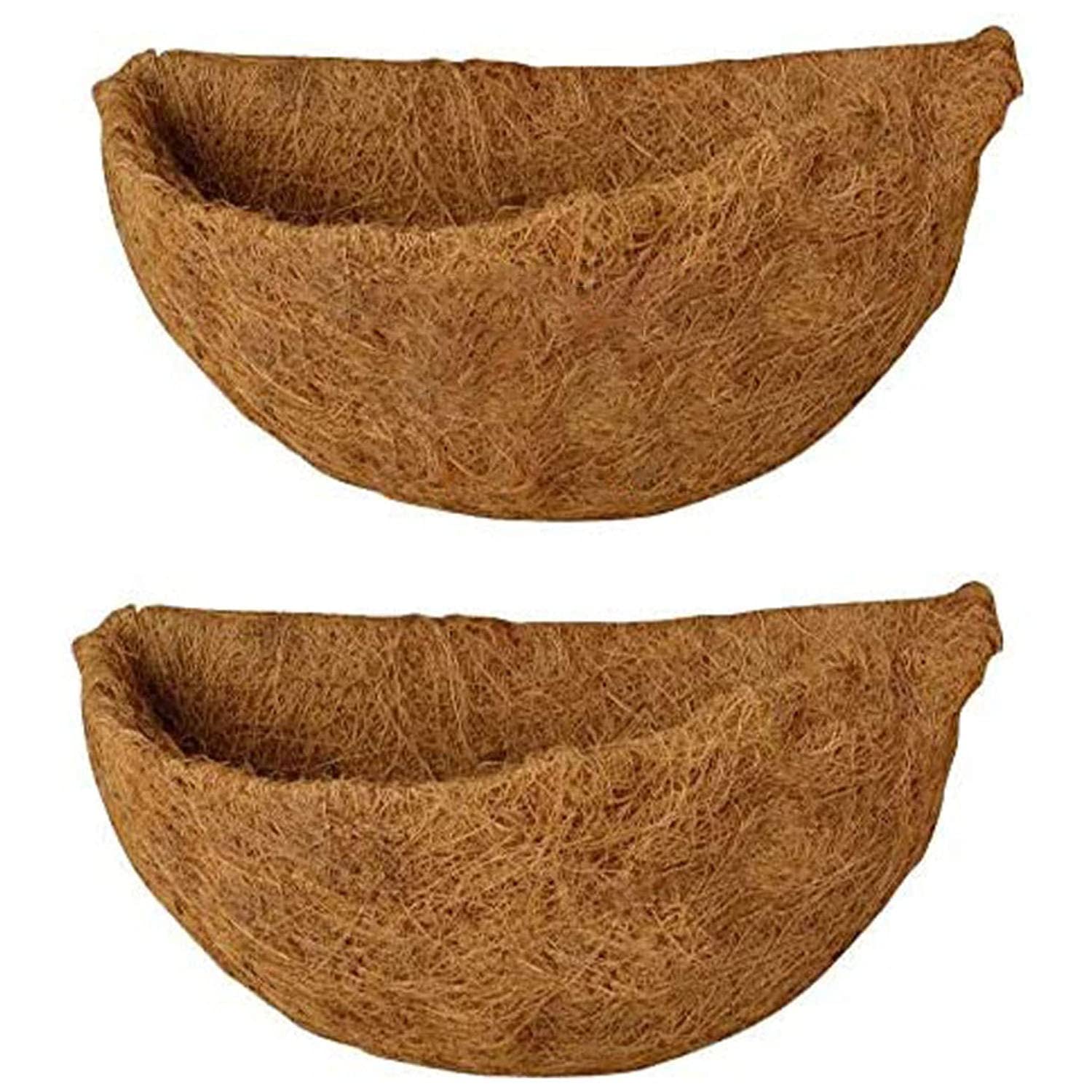 2PCS HalfWalled Hanging Plant Planter Baskets, Half Round Replacement