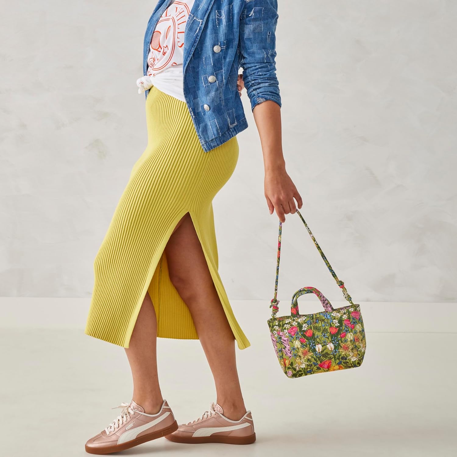 womens Premium Cotton Mini Hathaway Tote Bag - Image 2