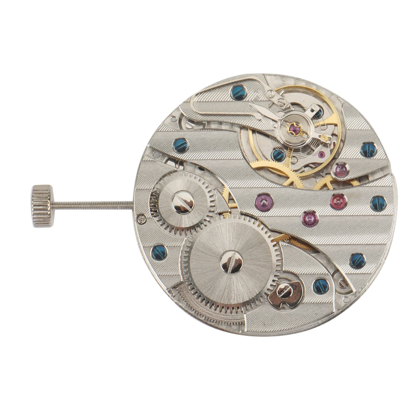 Mechanischer Hand Aufzug 6497 St36 Uhrwerk Uhr P29 44Mm Rostfreier Stahl Uhren GehäUse Fit 6497 Uhrwerk Uhr