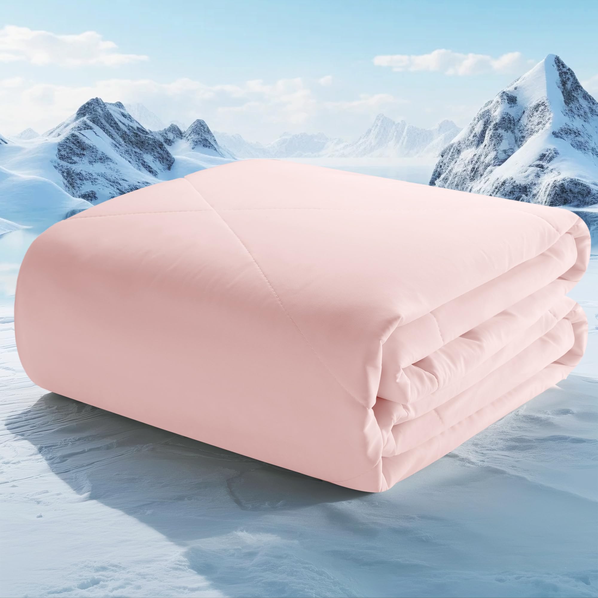 Autsel Cooling Blanket for Night Sweats, Summer Blanket - Cool Quilt - Double sided Lightweight Cool Blanket for Bed, Sofa, Chair, Travel, 200x220cm