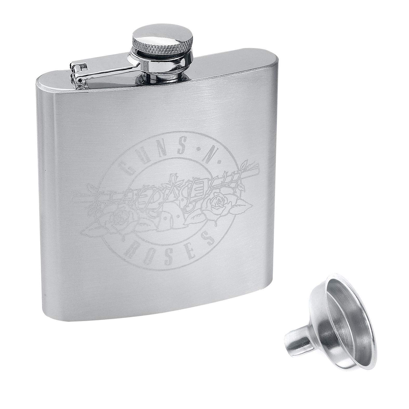 GB Eye Guns N Roses Logo Hip Flask, Multi-Colour