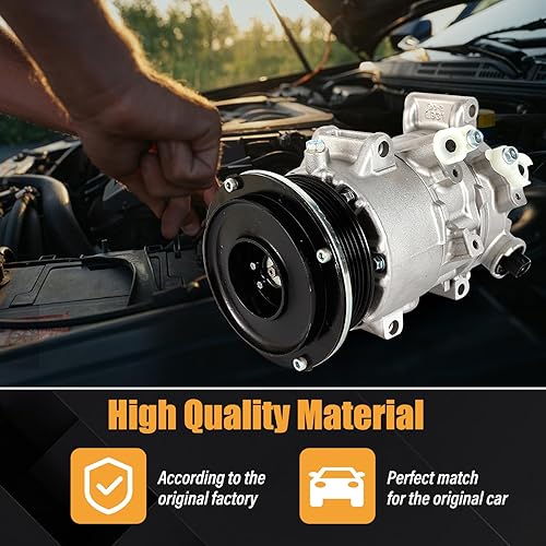 Miniatura 3 de Compresor de aire acondicionado con embrague para Toyota Camry 2007-2009 2.4L RAV4 2006-2008 2.4L CO 11178JC 8831006240 8831042270 CO 11178JC