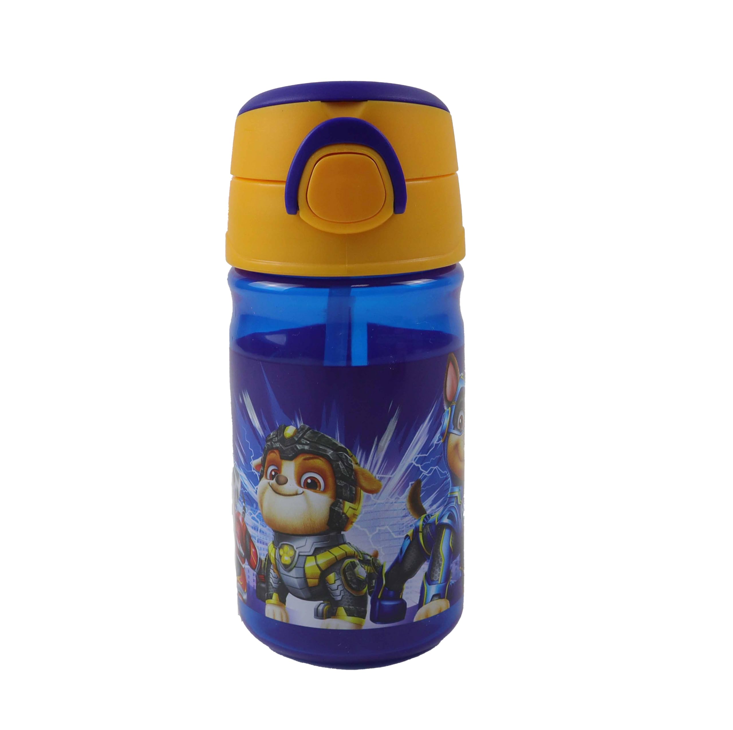 OM SUPPLIES Patrol Reusable Sipper Canteen Cycling Water Bottle Drink Bottle with built-in handle for Easy Carry School Lunch Kids Childrens 350ml (Patrol)