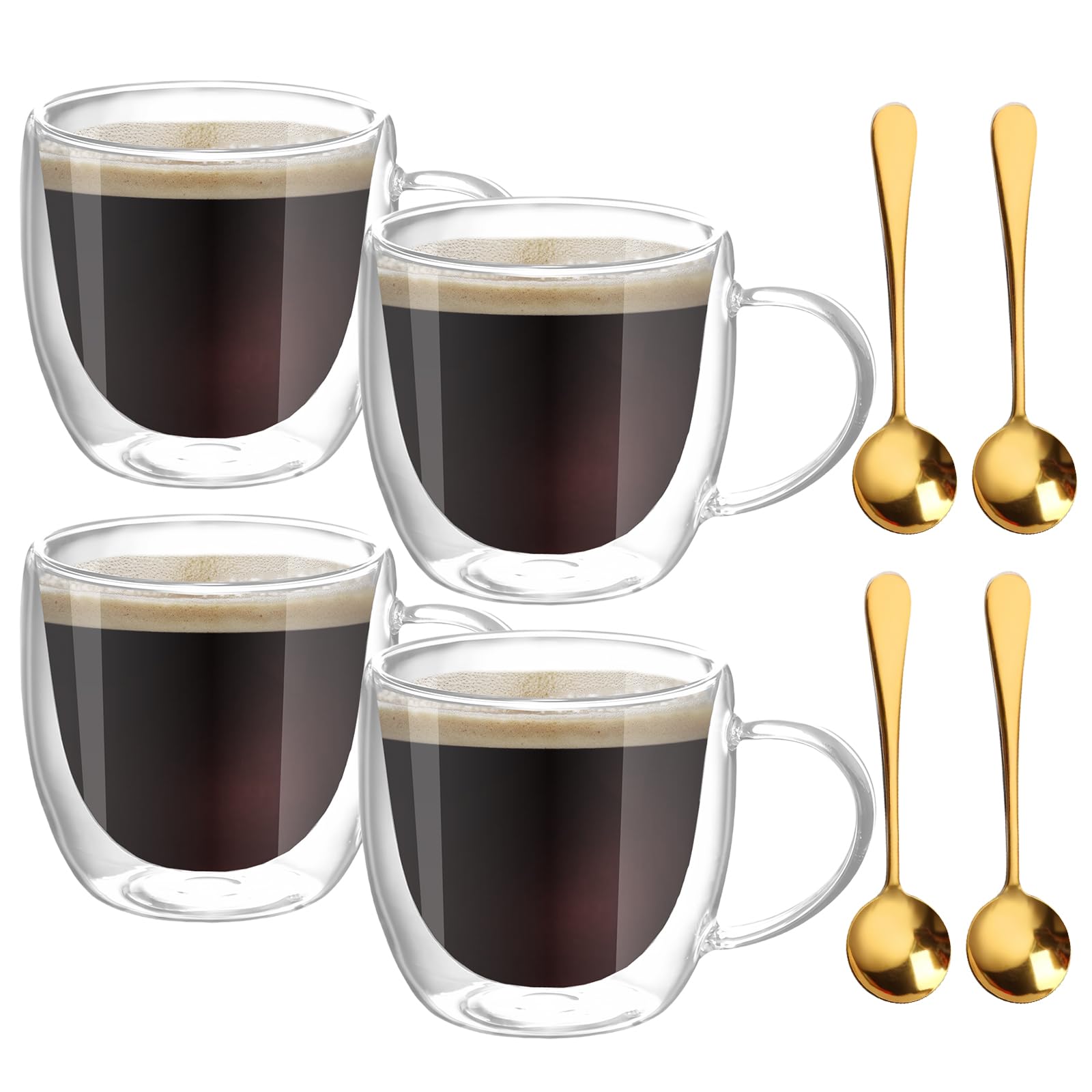 4 bicchieri da latte macchiato da 500 ml: bicchieri da | FindTheDeal