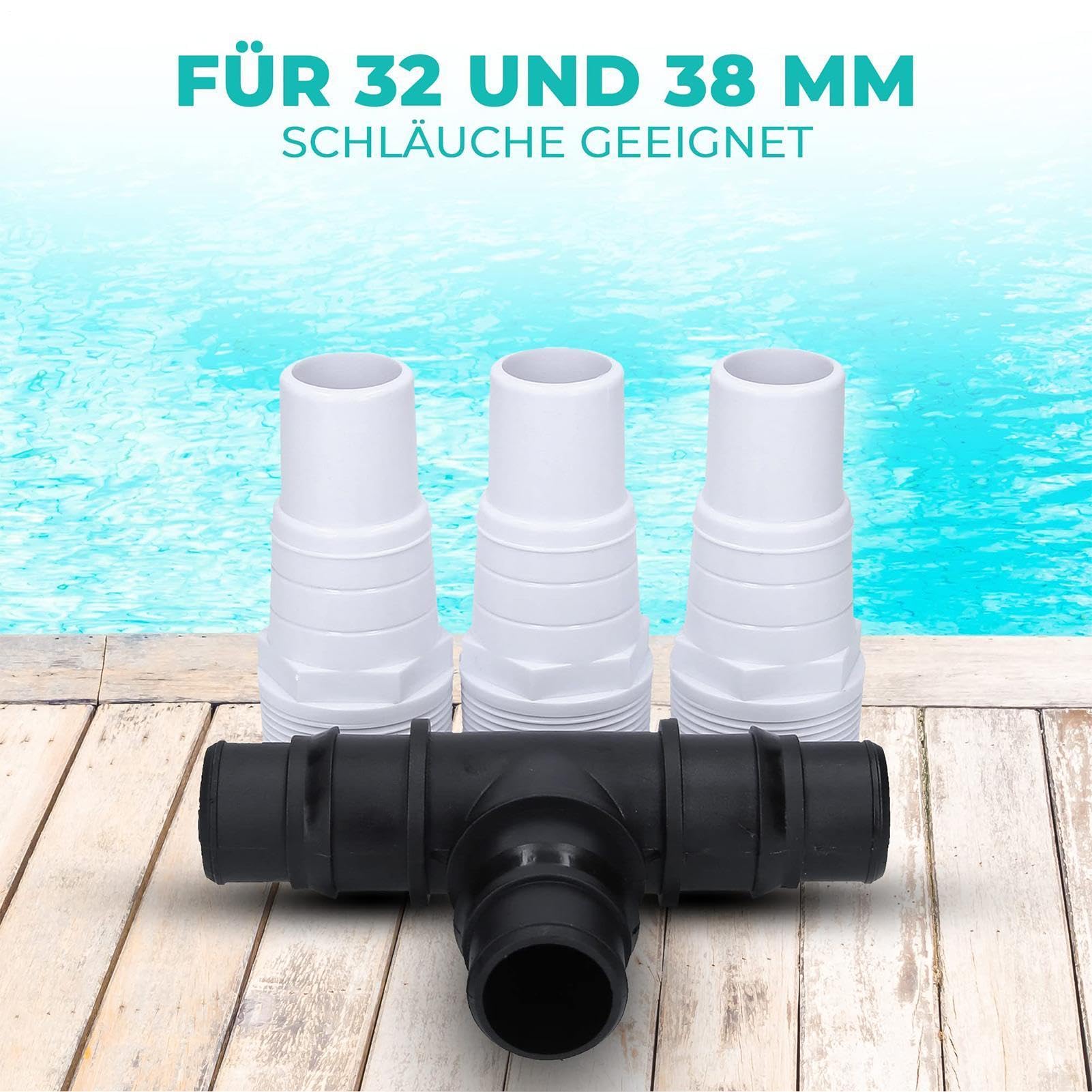 Solar Heater Bypass Kit - Regulation Set And Pool Diverter Valve | Hose Connection Attaching Múltiples Unidades | Quick Connect Pool Diverter Valve Regulation Set For Solar Heating System, Swimming