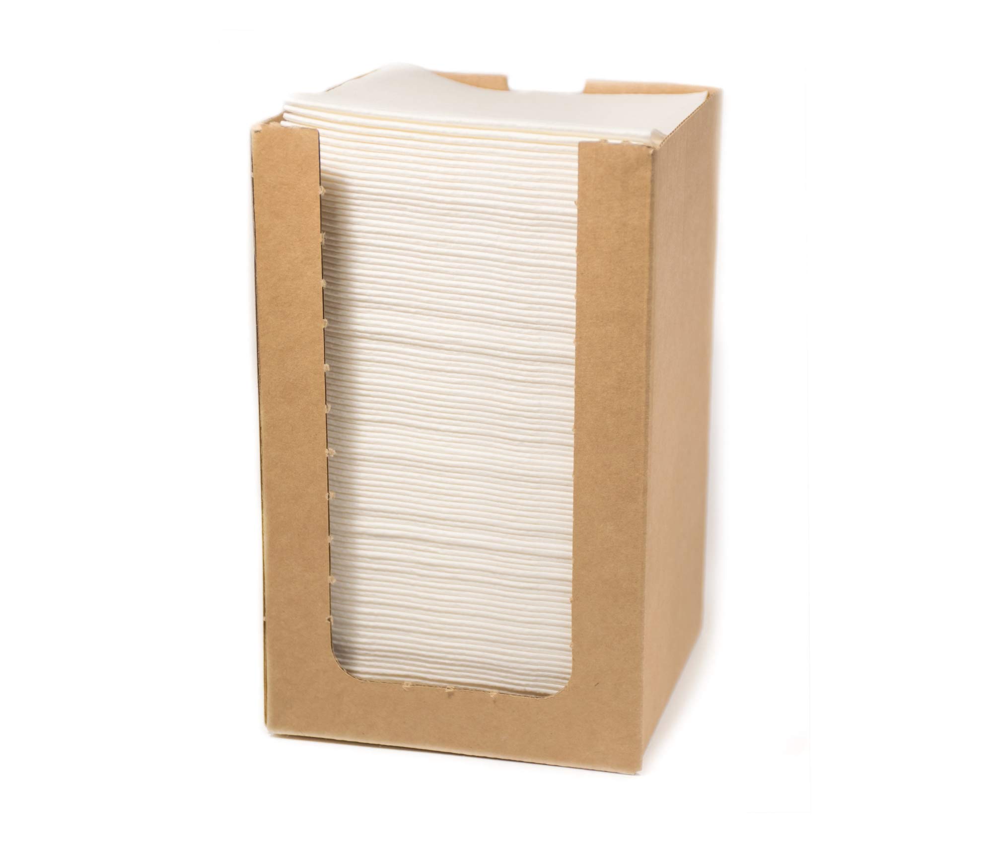 Aroba Airlaid - Servilletas de cóctel (1500 unidades, 20 x 20 cm, pliegue 1/4, 21 colores), color blanco