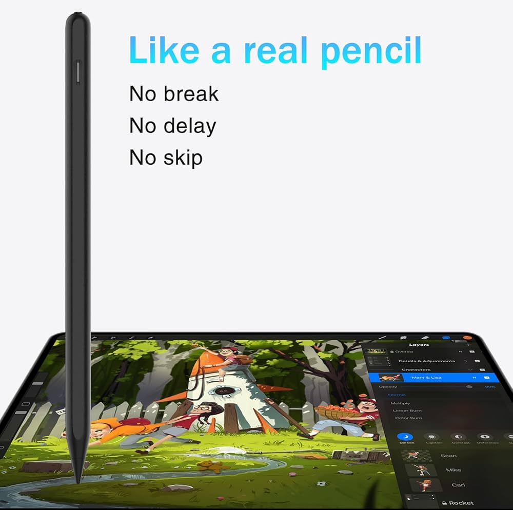 Amazon.com: Pencil for Apple iPad 2025~2018 with 2X Fast