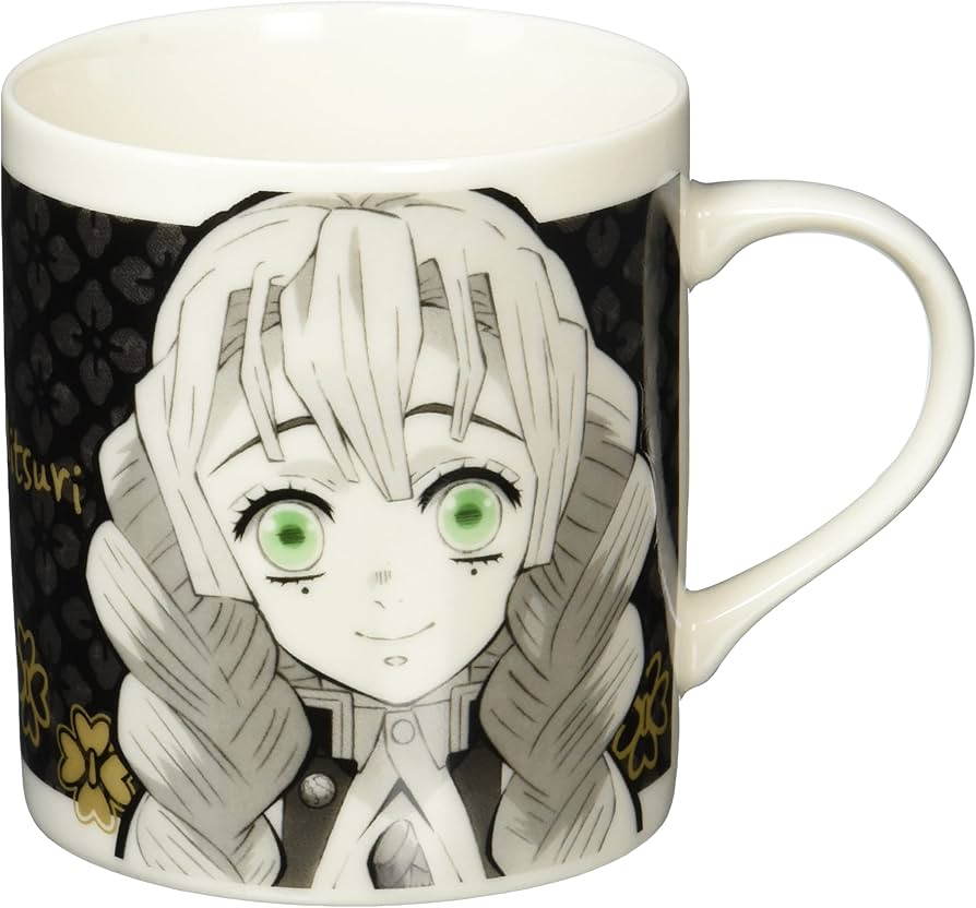 Amazon.co.jp: 金正陶器 鬼滅の刃 甘露寺蜜璃 マグカップ モノクローム