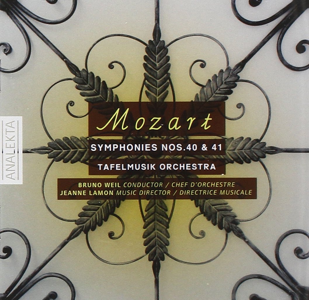 Mozart: Symphonies Nos. 40 & 41 [Audio CD] Mozart, Wolfgang Amadeus; Tafelmusik Orchestra and Bruno Weil