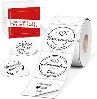 M110/M220 Labels, 140 Labels 1.97"(50mm) Thermal Sticker Labels Round | Compatible with Phomemo M100,M110,M221,M250, Label Maker, Waterproof Label Refills Original Sticker for DIY Thanks, Home Tag