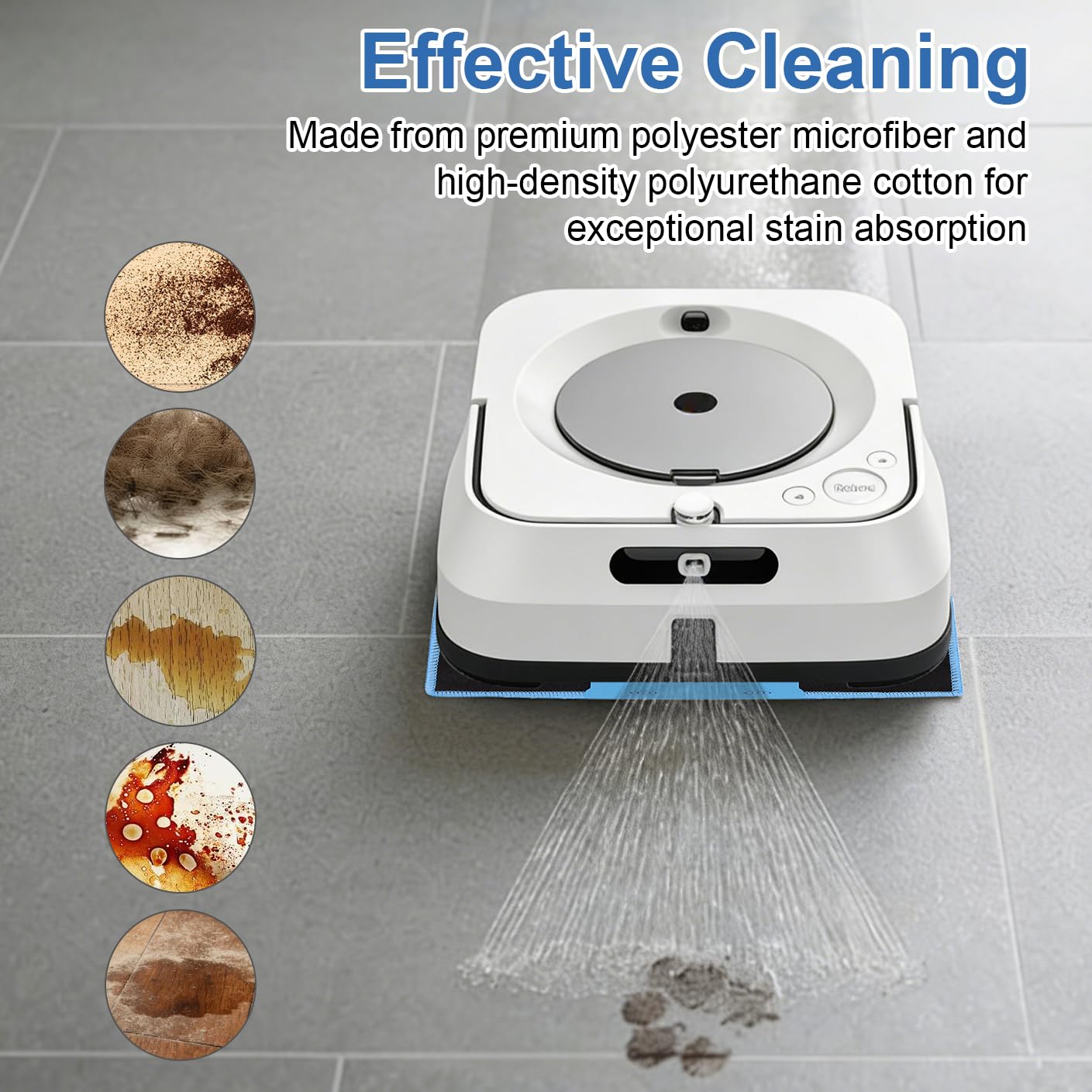 Amazon.co.jp: M6 ウェットモップパッド iRobot Braava Jet M6シリーズ