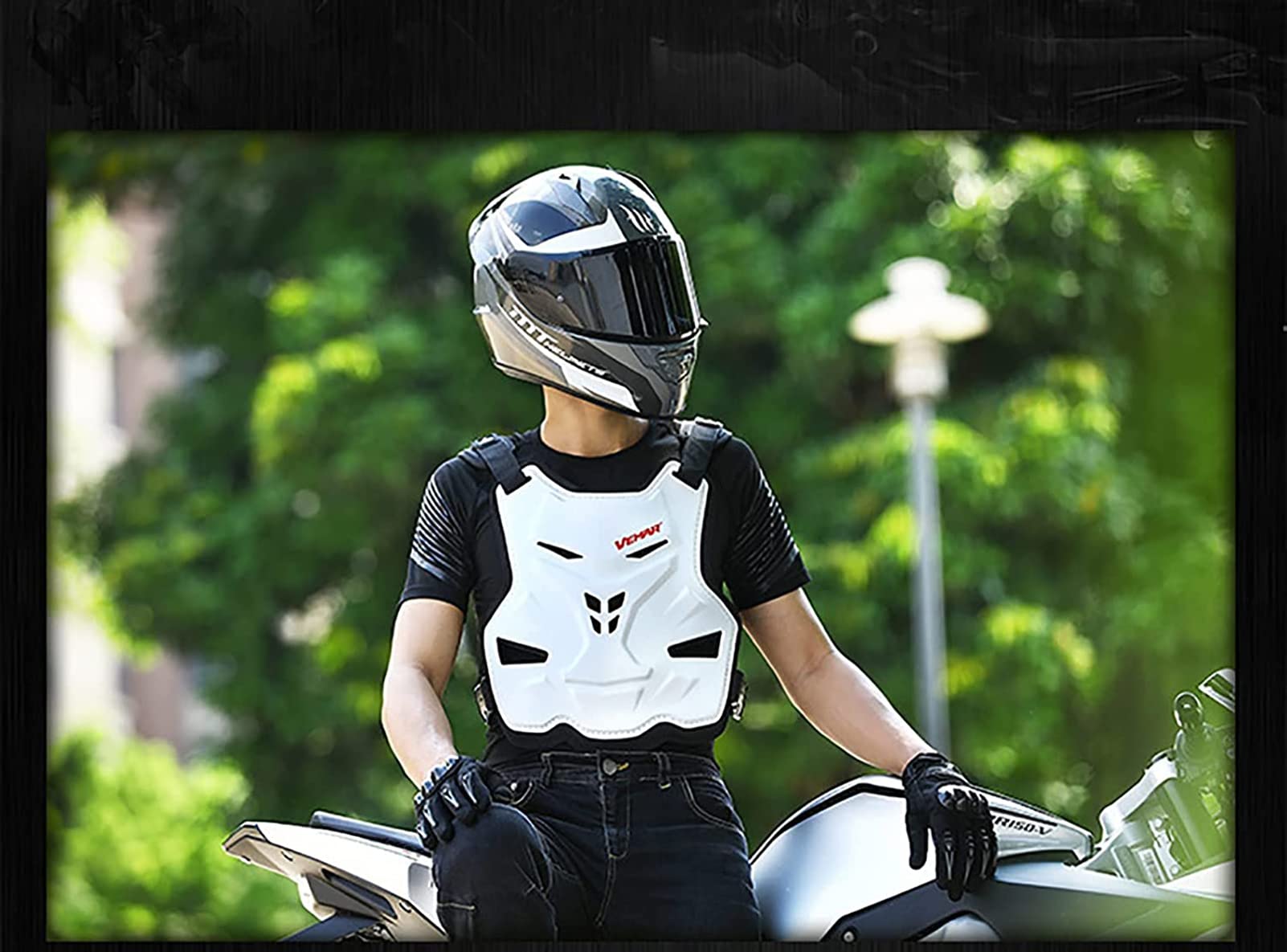 Protection Pectorale Enfant Pour Skate, Vélo, Motocross - Taille M - Bleu - Neuf Sous Emballage
