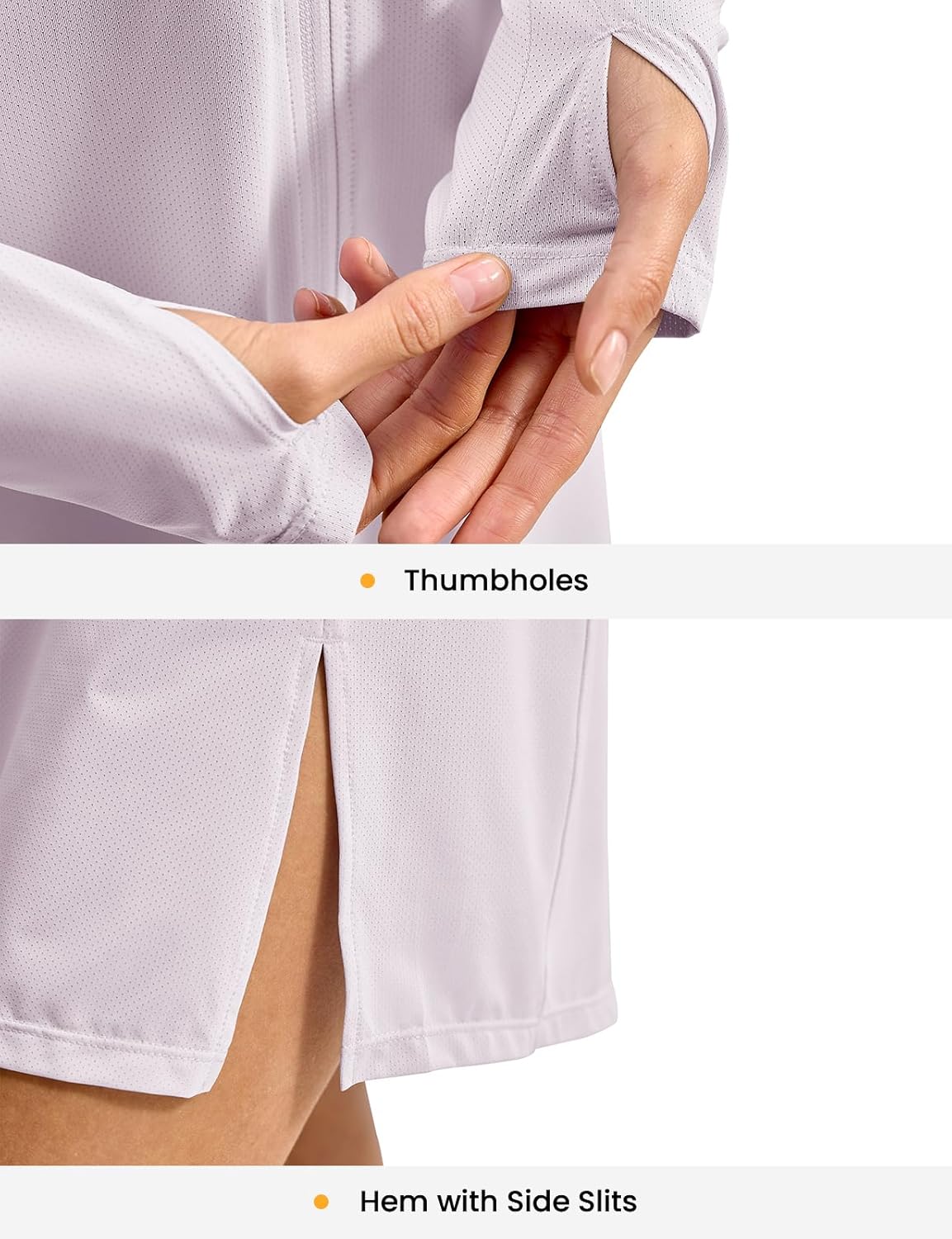 Rdruko Women's Swimsuit Cover Ups, UPF50+ Long Sleeve Beach Vacation Bathing Suit SPF Zip Hooded Shirts Lightweight Quick Dry - Image 6