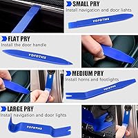 Vista 4 de Kit de herramientas de extracción de molduras automáticas, juego de herramientas de palanca sin arañazos para audio de coche, radio, salpicadero