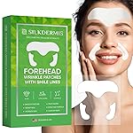 SILKDERMIS Smile Line and Forehead Wrinkle Patches: Smile Line Treatment with Aloe, Collagen, Vitamin E-Forehead Patches 12pcs, Smile Line Patches 24pcs