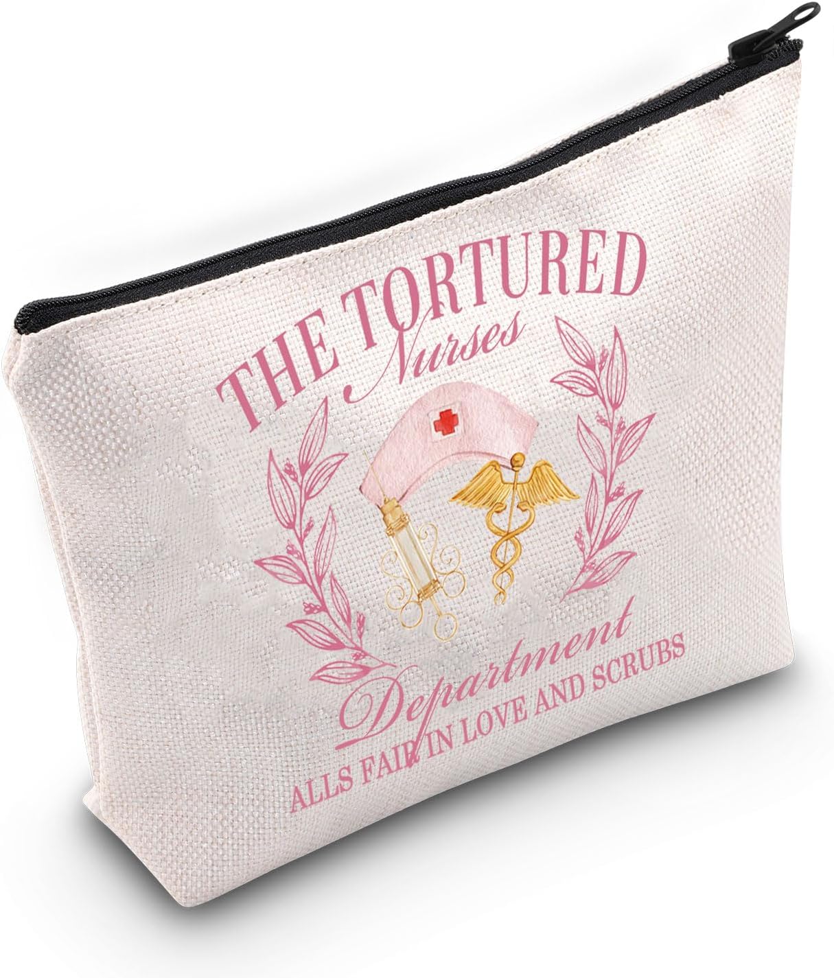 JNIAP Tortured Nurses Department Makeup Bag Tortured Nurses Gifts Nurse Appreciation Gifts Tortured Nurses Zipper Bag (The Tortured Nurses mb) - Image 7