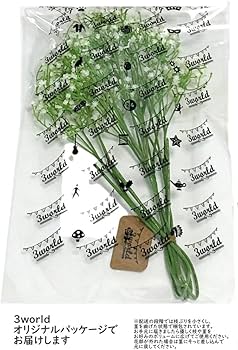 Amazon.co.jp: 3world 可憐な カスミ草 造花 かすみそう かすみ草
